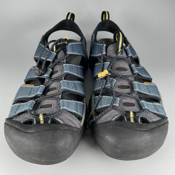 Keen Newport H2 Men’s Size 9.5 Blue Black Slip Sandals Waterproof Hiking Shoes - Picture 2 of 9